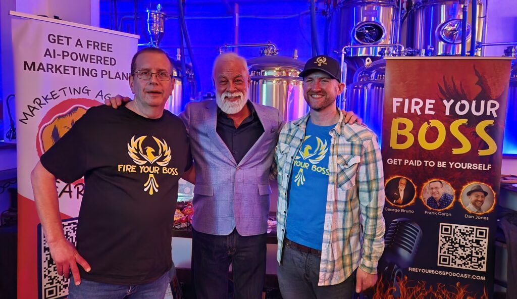 Dan Jones, George Bruno and Frank Garon